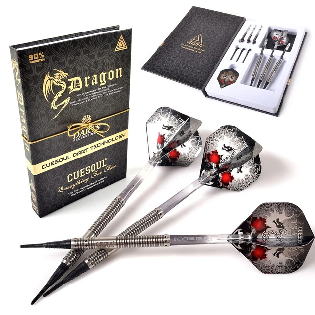  Red Dragon Golden Eye 1: 22g - Tungsten Darts Set with Flights  and Stems : Sports & Outdoors