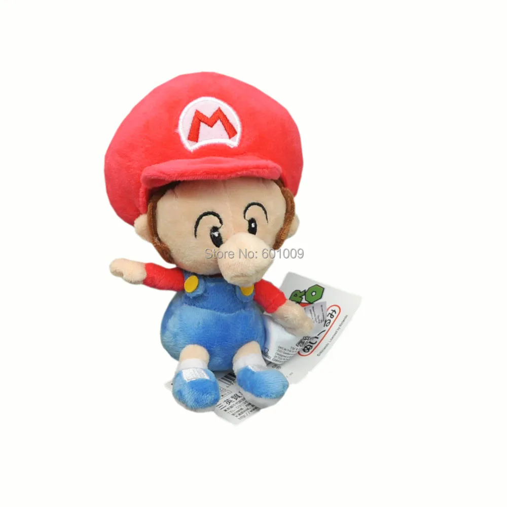 Super Mario Brothes Марио Луиджи валуиджи сухая баусер Принцесса Персик розалина Pom 13-25 см Мягкая кукла лучшие подарки ZYQQ