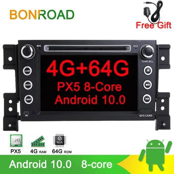 

Bonroad Android 10.0 4G 64G CAR GPS 2 DIN DVD PLAYER For SUZUKI GRAND VITARA 2007 2012 2013 GPS RADIO STEREO SCREEN NAVIGATION