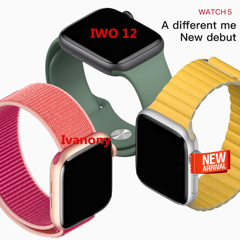  IWO 12 Pro Smartwatch IP68 Waterproof ECG Smart Watch IWO 12 Plus 44mm Series 5 Upgrade for IWO 11  - 4000323090815
