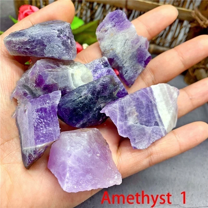 30-50g amethyst 1 30-50 г натуральный редкий сырой обсидиан цветной флюорит драгоценный камень минеральный образец Кристалл Рейки Исцеление Расширенная Коллекция Diy - Цвет: 30-50g amethyst 1