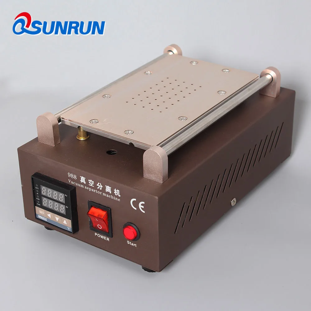 Новейший 110 V/220 V мобильный телефон встроенный насос вакуумный металлический корпус стеклянная машина-сепаратор с ЖК-экраном макс 7 дюймов+ бесплатные подарки