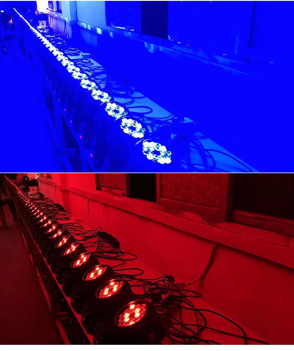 18x3 Вт rgb движущийся луч света идеально подходит для мобильных dj вечерние ночного клуба высокое качество сценическое освещение 4 шт./лот