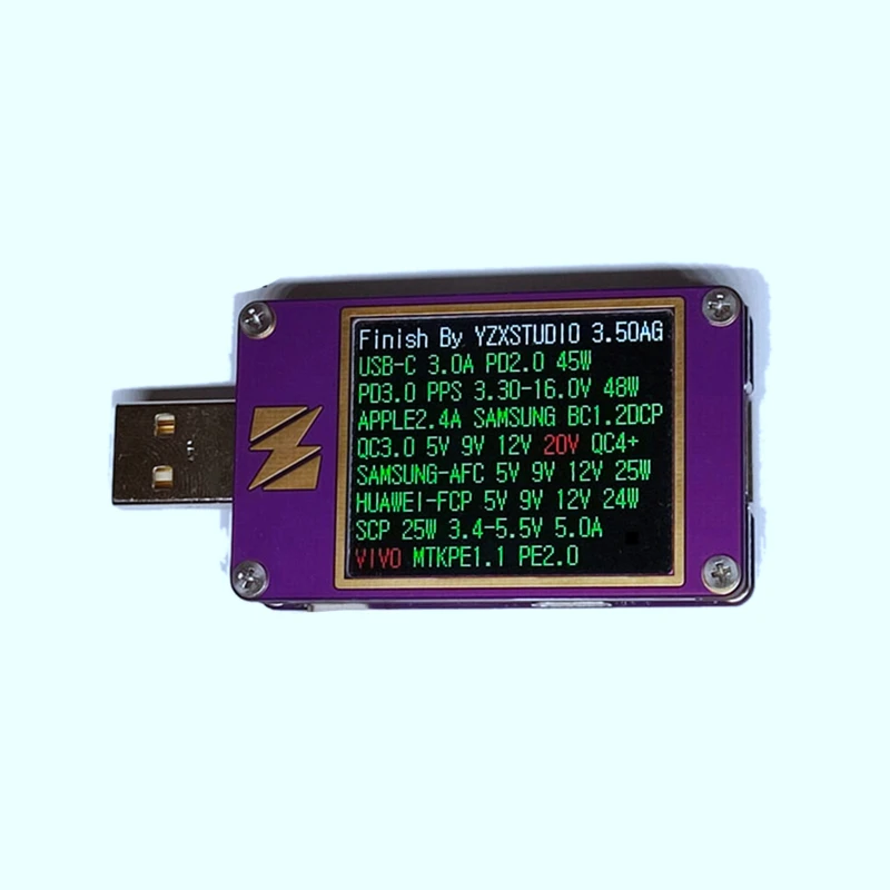 ZY1280 USB ток напряжение емкость Быстрая зарядка QC4 + PD3.0 2.0PPS MFI PPS тестер | Инструменты