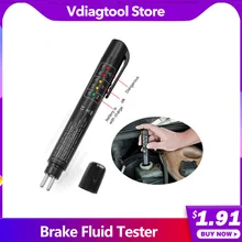 Caneta de Teste de Fluido De Freio Testador de fluido de freio Do Óleo Do Freio Verificar Exposição CONDUZIDA Líquido Fluido de Freio Teste Mositure Acessórios Do Carro