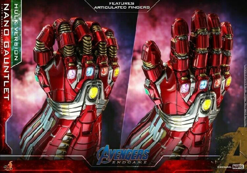 Горячие игрушки 1/4 масштаб Халк Человек ACS009 Nano Infinity Gauntlet модель Мстители Endgame игрушки коллекция