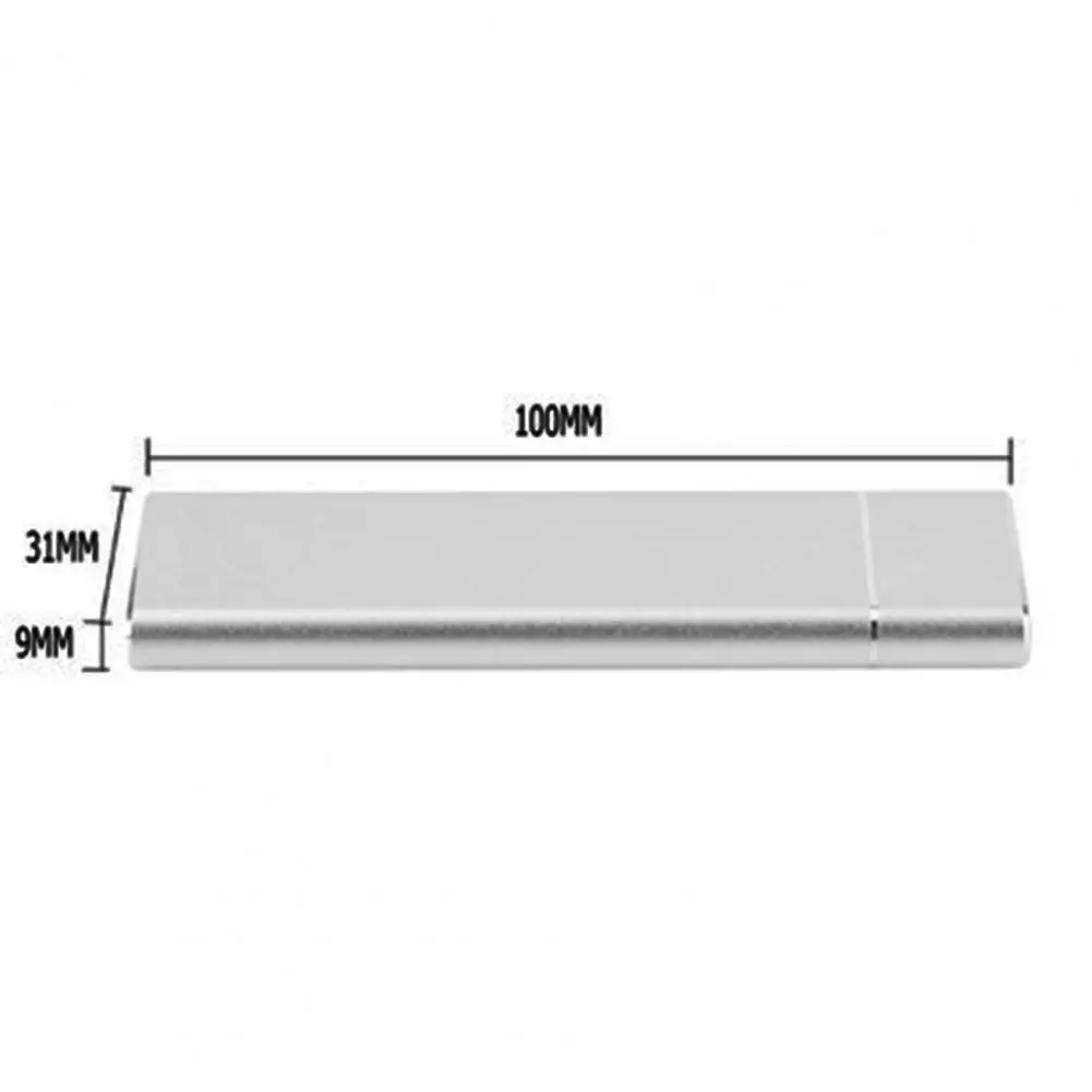 External Hard Drive Case USB 3.1 USB3 6Gbps Type-C to M.2 NGFF SSD Hard Drive Disk Box External Enclosure Case