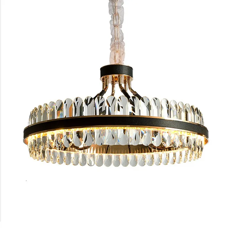 

Crystal Chandeliers Home Lustres Cristal Indoor Decoration Luxury LED Pendants Lamp for Living Room Villa Hotel Lobby