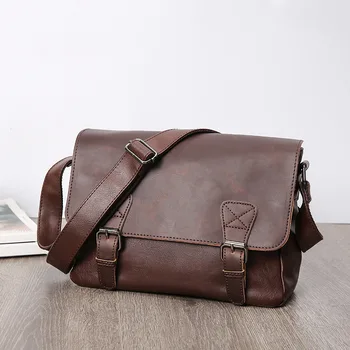 

Retro Shoulder Bag Men's Bag Shoulder Retro Small Bag Shopping Bag Men's Bag Square Bag