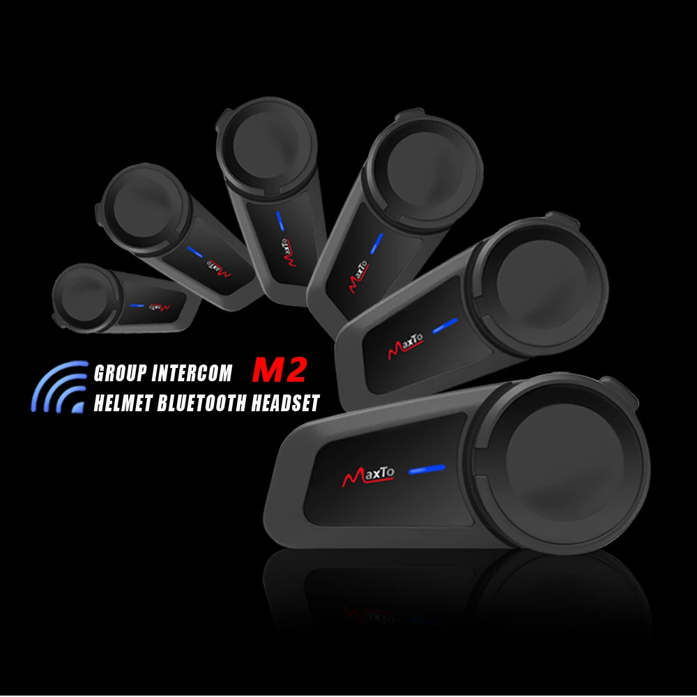 M2 мотоциклетный шлем гарнитура 6 гонщиков группа говорящая Интерком Bluetooth 5,0 fm-радио совместима с любой bluetooth-гарнитурой
