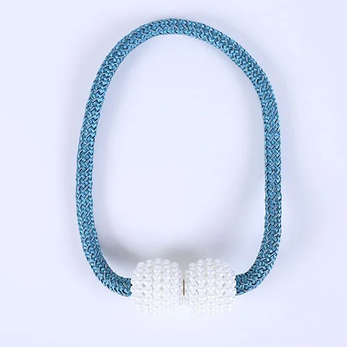 9 1 пара перламутровых магнитных зажимов для штор, зажимы для подвешивания, пряжки для штор, Аксессуары для штор, домашний декор - Цвет: 9
