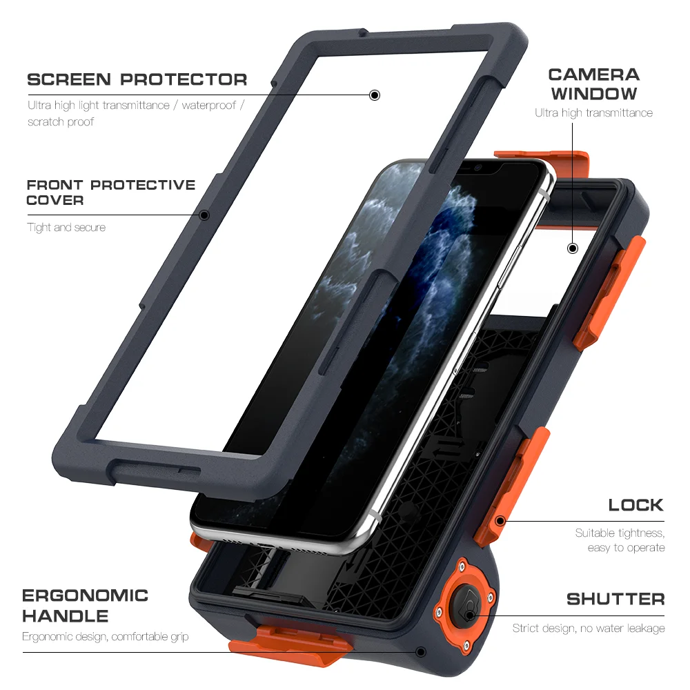 15 Meters Waterproof Case For Oneplus 7T Coque