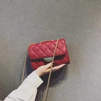 

2020 New Mini Chain Crossbody Bag For Women Luxury Vintage Designer Messenger Bag Fashion Ladies Small square Shoulder Bags