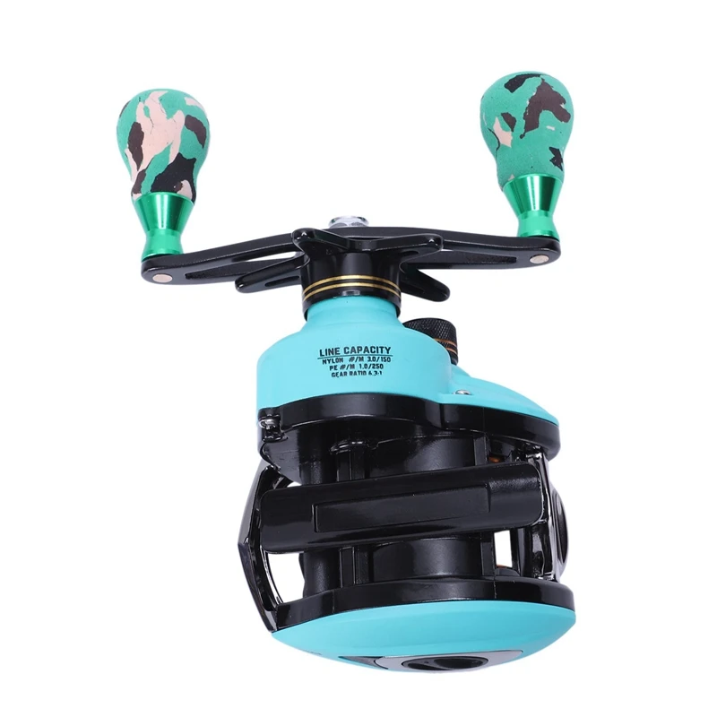 10+1BB Super Light Baitcasting Reel Dual Brake System Freshwater Baitcasting Fishing Reel 8kg Drag Superlarge Line Capacity