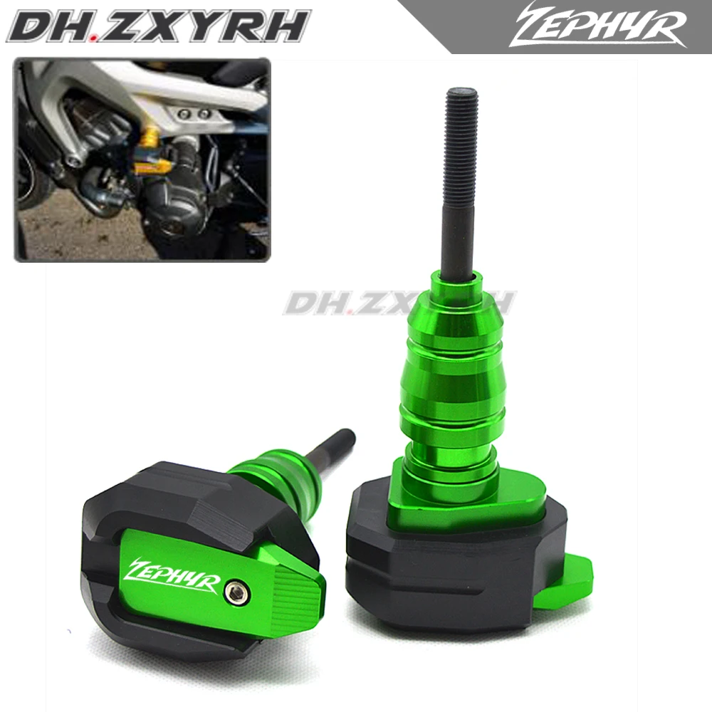 Рамка Ползунки Крушение протектор для KAWASAKI ZRX 400/1100/1200R ZR250 ZR400 ZEPHYR X ER500 мотоциклетные катушки защита от падения