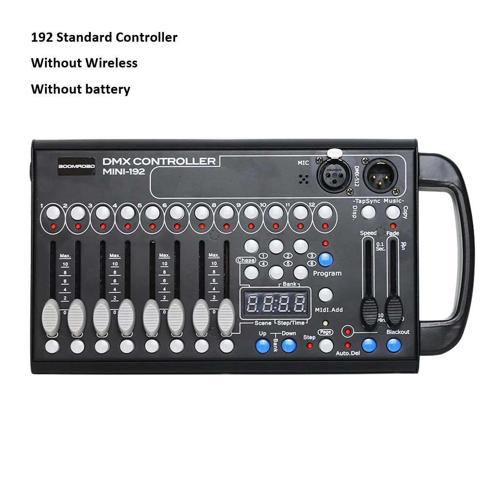  CO-Z 192 DMX 512 Stage DJ Light Controller Lighting Mixer Board  Console for Light Shows, Party Disco Pub Night Club DJs KTV Bars and Moving  Heads : Musical Instruments