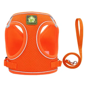 

Reflective Safety Pet Dog Harness and Leash Set for Small Medium Dogs Cat Harnesses Vest Puppy Chest Strap Pug Chihuahua Bulldog