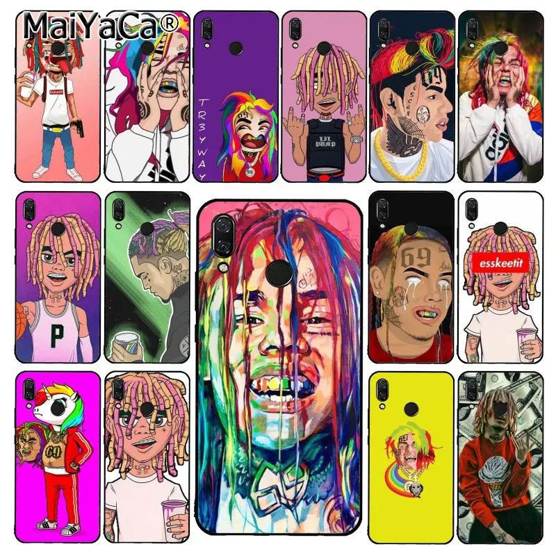 Чехол для телефона MaiYaCa хип хоп rappeur Tekashi 69 6ix9ine Xiaomi Redmi8 4X 6A 9 8A note pro 5Plus Note4 5 7