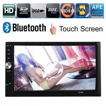 

Vehemo Touch Screen 7 Inch HD Auto MP5 Player Car MP5 Player FM Radio Durable Mirror Link Stereo Bluetooth Car MP5 Hands-Free
