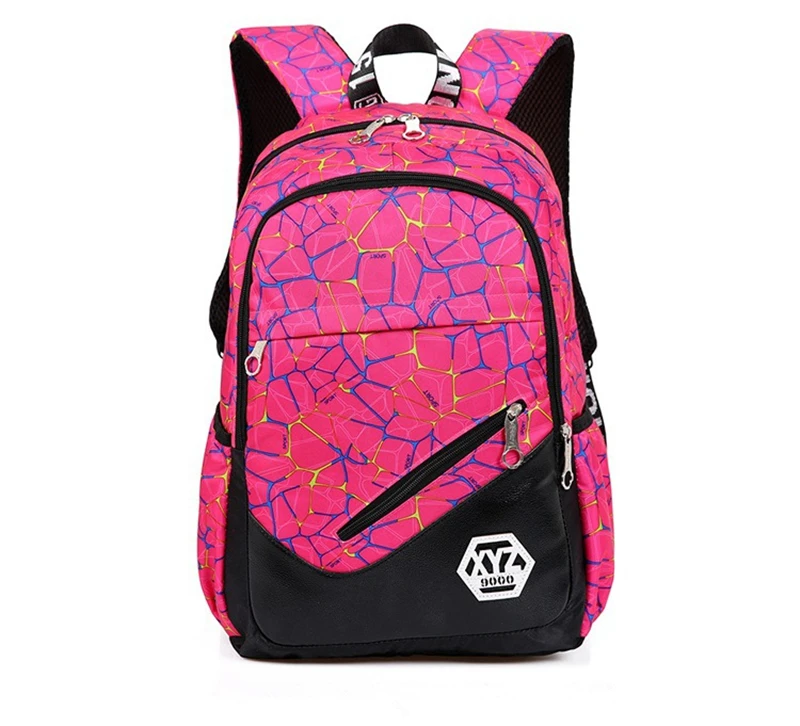 Quality Nylon School Bags Fashion Camouflage Kids Backpack For Teenagers Girls Boys Schoolbag Three-piece Travel Laptop Backpack