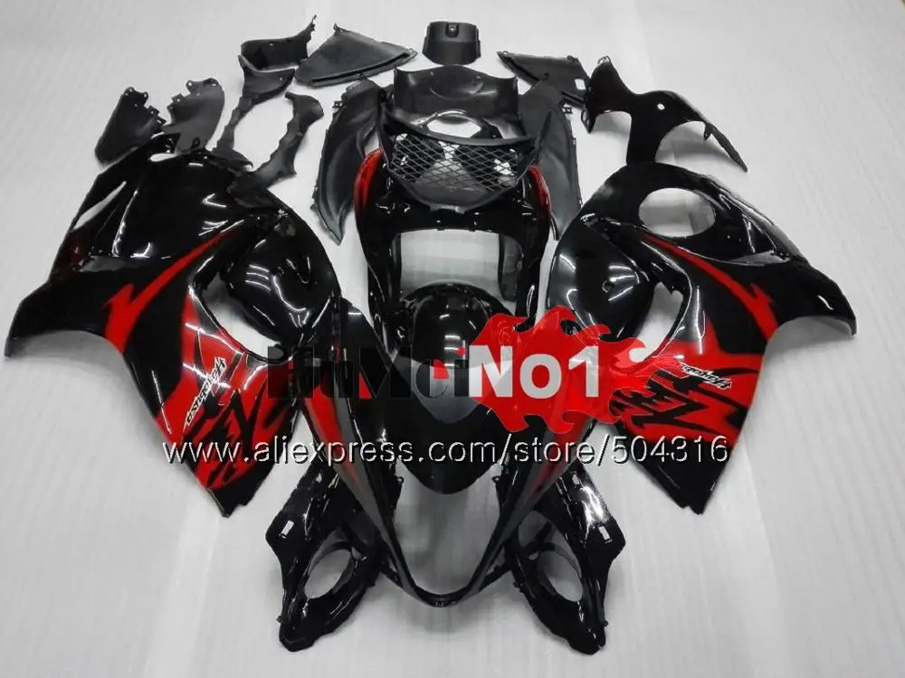 Инъекции для SUZUKI Hayabusa GSXR 1300 2008 2009 10 11 12 29MC. 233 GSXR-1300 GSXR1300 08 09 2010 2011 2012 черный пламя обтекатель - Цвет: No. 3