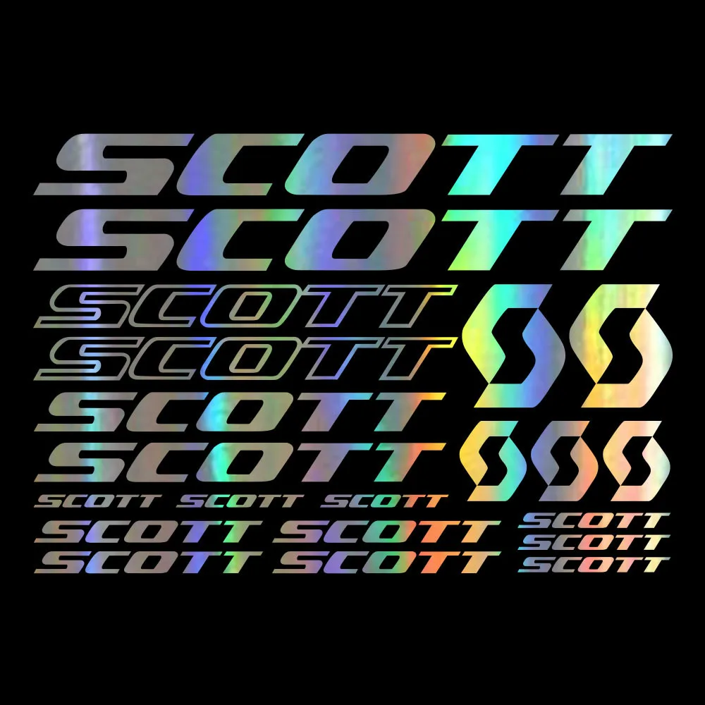 scott bike frame decals