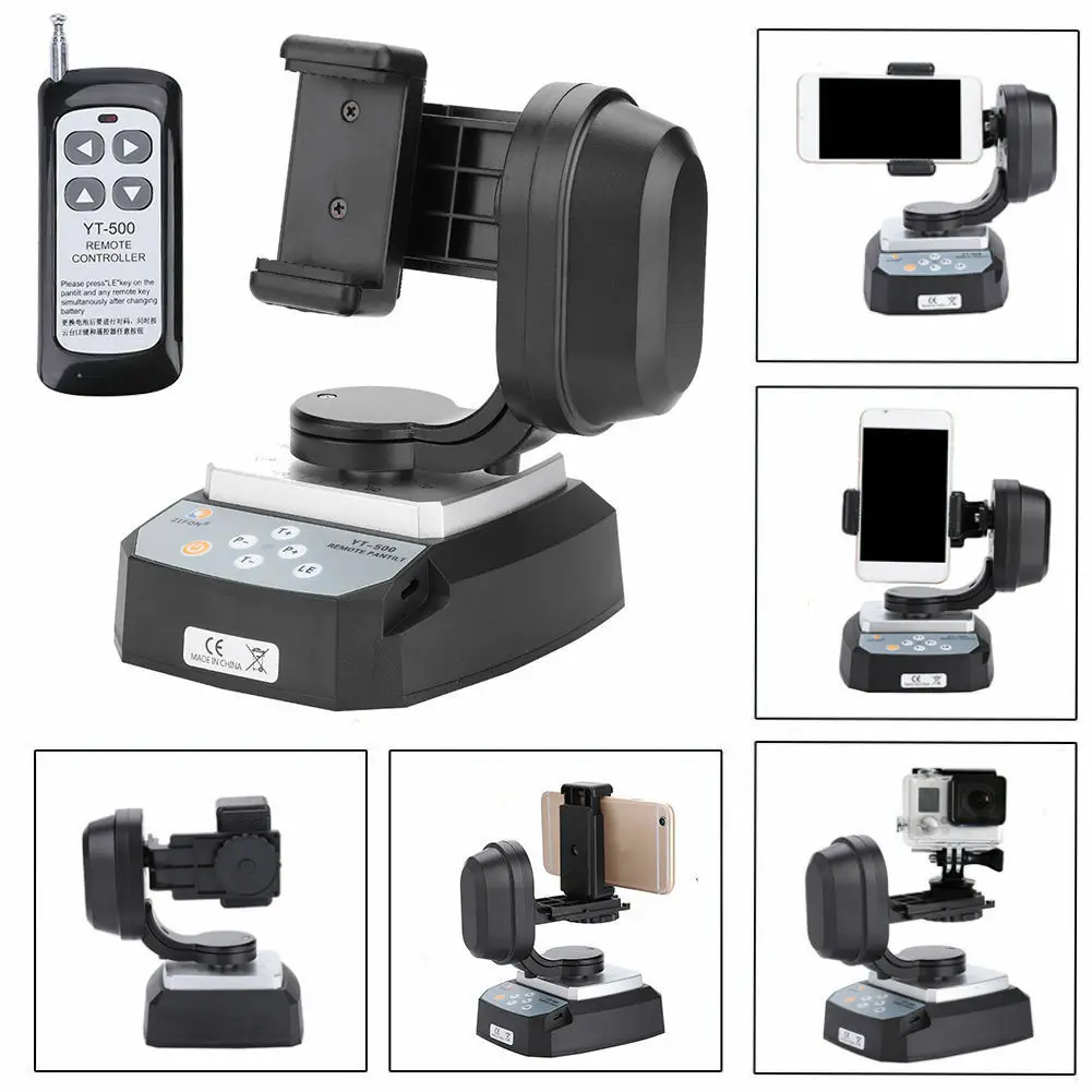 ZIFON YT 500 Remote Control Pan Tilt Auto Motorized Rotating Video