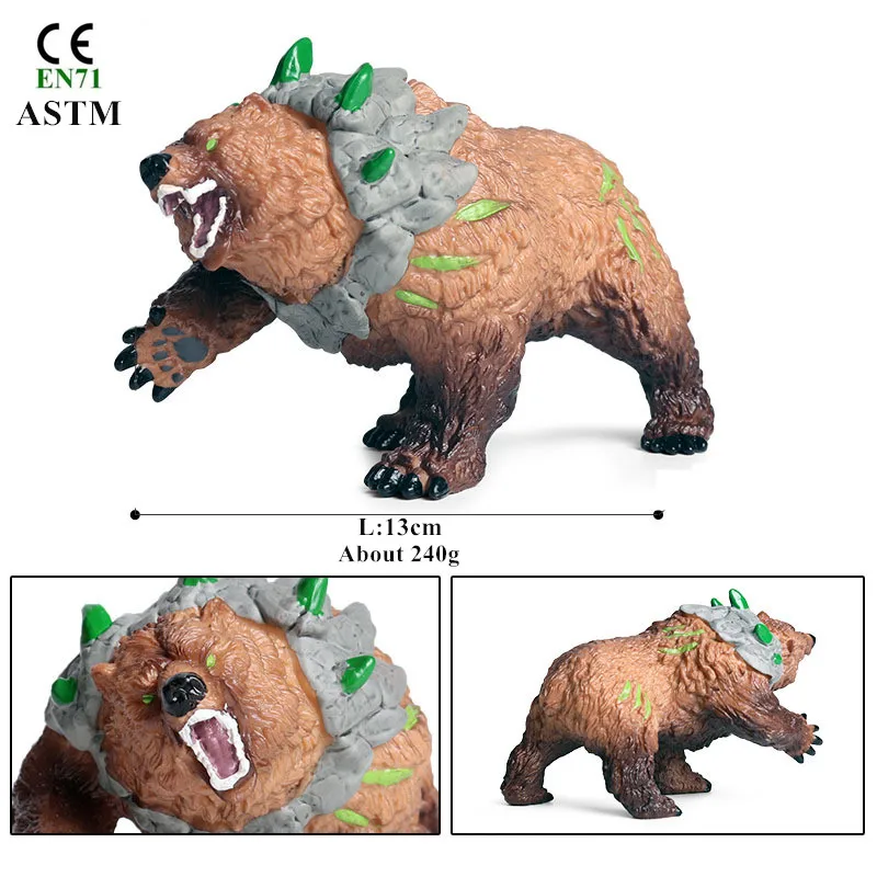 

Quality Big Simulation Cave Bear Animal Model Toy Children Gift CE EN71 ASTM Certification