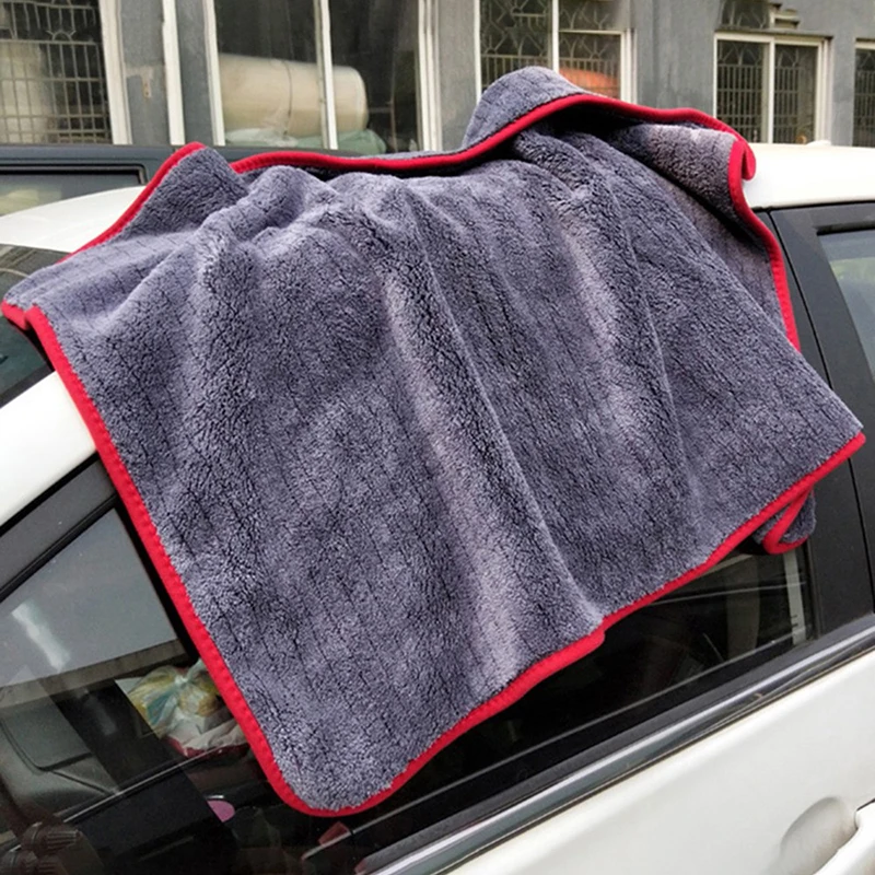 Ткань для мытья автомобиля 90x60 см, полотенце из микрофибры, тряпка для мытья автомобиля 900GSM, толстая микрофибра для ухода за автомобилем, для кухни тряпка для авто микрофибра для автомобиля