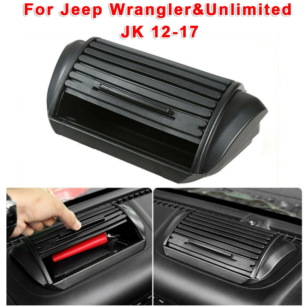 1 шт. приборная панель консоль Органайзер коробка для хранения для Jeep Wrangler Unlimited JK 12-17