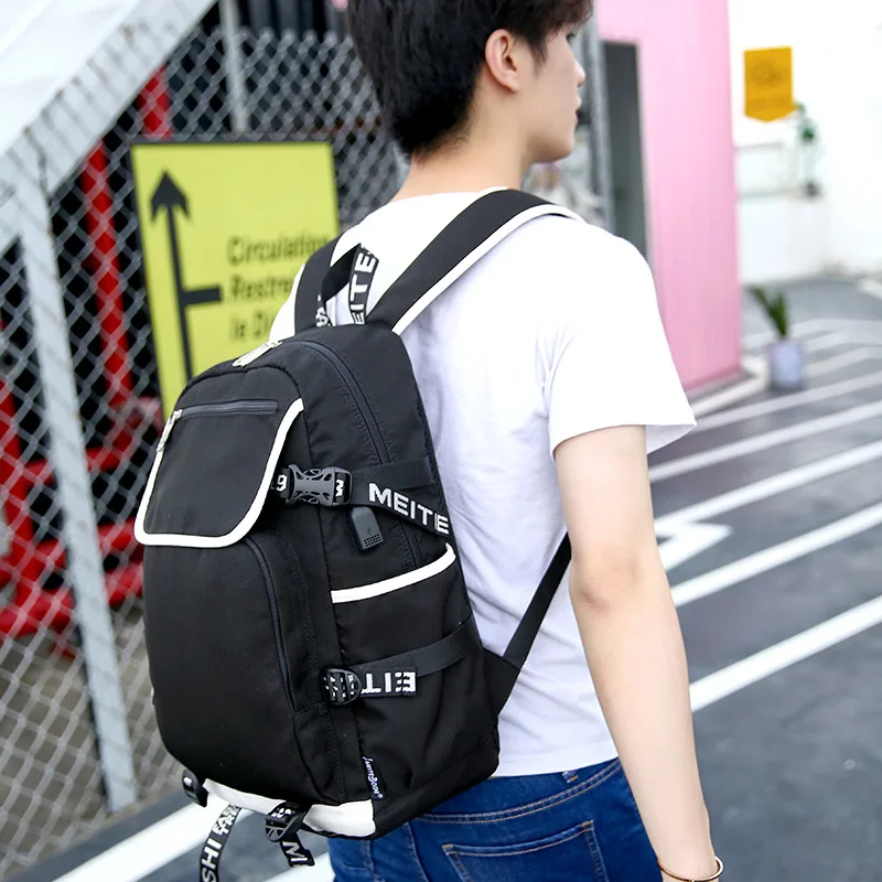 

New Men's Casual Backpack Korean CUHK Students Simple Backpack Fashion Bags Mini Backpacks for Girls Kawaii Backpack Oxford