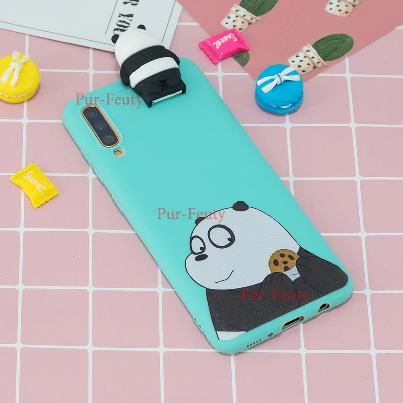 

3D Toys Flip Stand Cartoon Case For Samsung A70 Case Silicone Unicorn Dolls Case For Samsung Galaxy A70 SM-A705FN Silicone shell