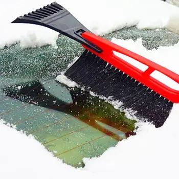 

High Quality 2-in-1 Window Windscreen Windshield Deicing Ice Scraping Tool Snow Car Remover Scraper Cleaning Brush Shovel A4X9
