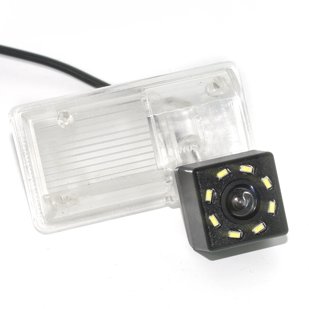 ZJCGO HD CCD Автомобильная камера заднего вида для парковки с функцией ночного видения, водонепроницаемая камера для Toyota Crown S200, тринадцатая 2008~ 2012 - Название цвета: 8-LED