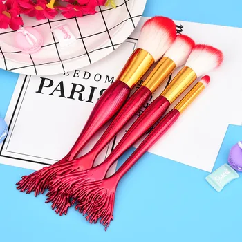 

4PCS Make Up Foundation brush Nylon eyeshadow eyebrow eyeliner soft Cosmetic Brushes Eye Shadow pinceis de maquiagem J906