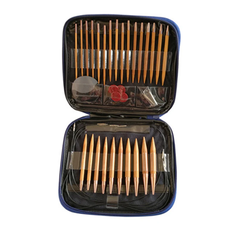 ^*Best Offers 13 Pairs Knitting Needles Set Carbonized Bamboo Interchangeable Circular Weaving Sewing Tools Crochet Hooks for Yarn Needle ^*Best Offers 13 Pairs Knitting Needles Set Carbonized Bamboo Interchangeable Circular Weaving Sewing Tools Crochet Hooks for Yarn Needle