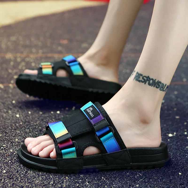 

Slipper MEN'S Sandals Men's Summer Semi-Slipper Men's Sandals Anti-slip Sandals Sandals Outdoor Wear Vietnam Slipper