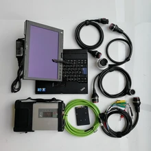 MB Star C5 SD Подключение C5 для автомобильных грузовиков диагностическое Программирование Авто сканер SSD 480GB X 200t б/у ноутбук компьютер планшет DHL