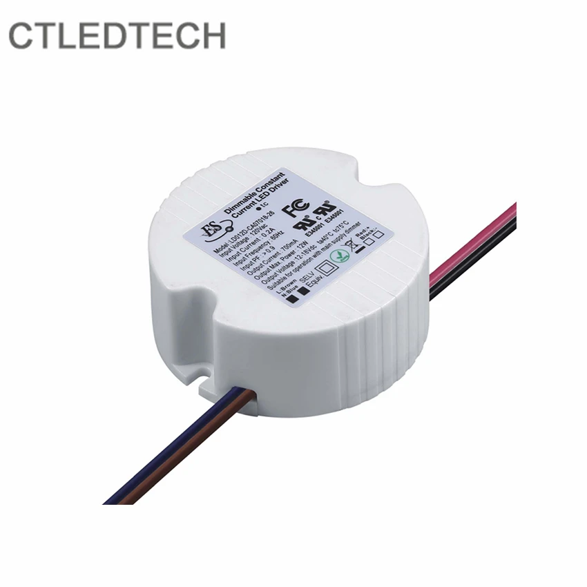 Ul Approve Dimmable Driver 12w350ma Ac-dc Ip65 Constant Current Driver Triac 120vac Dimmer For Led Light - Lighting Transformers - AliExpress