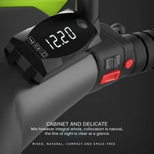 Мини цифровой вольтметр Амперметр 12 В 3 в 1 цифровой светодиодный дисплей часы термометр индикатор Панель метр для автомобиля мотоцикла