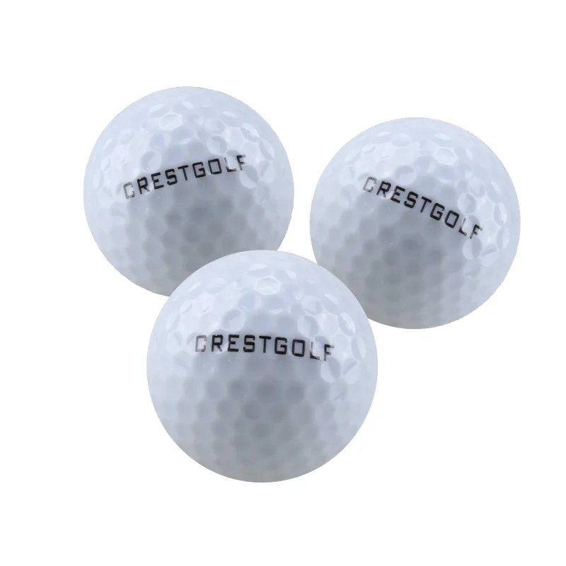 Oem Print Logo Two Layer Golf Match Ball Two Piece Tournament Golf