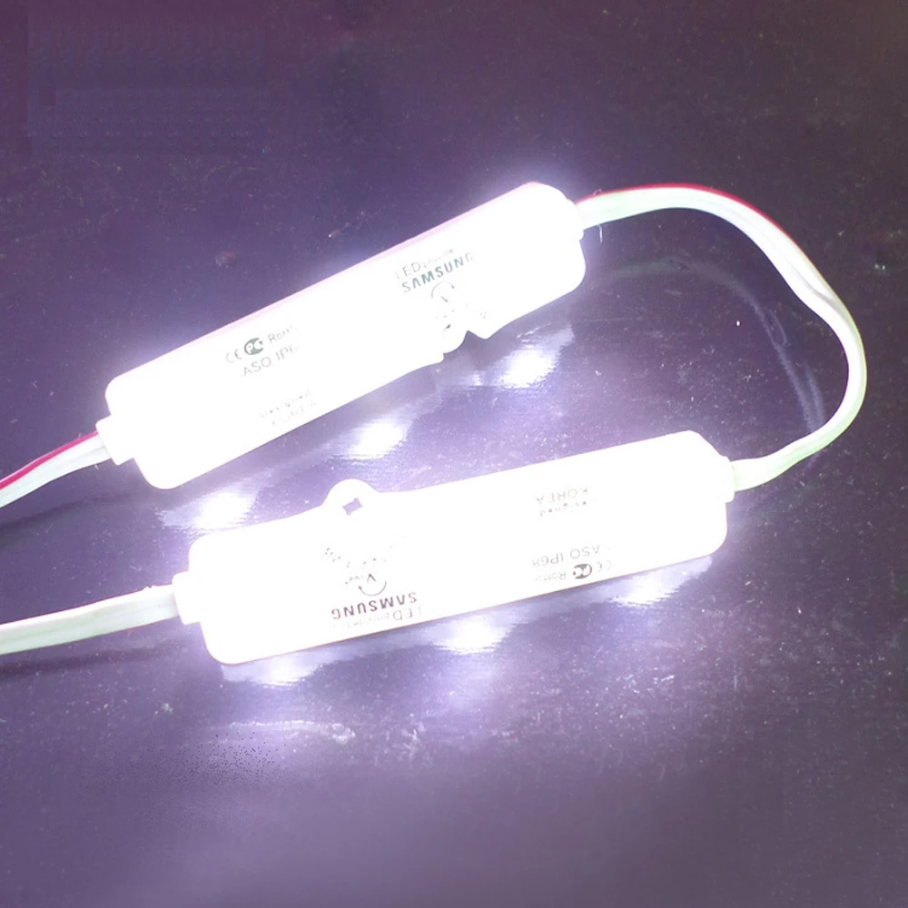 5730 3LED injection led module light 12V lens Waterproof IP68 1.5W white LED sign shop banner 10pcs 20pcs 50pcs led light led modules led module