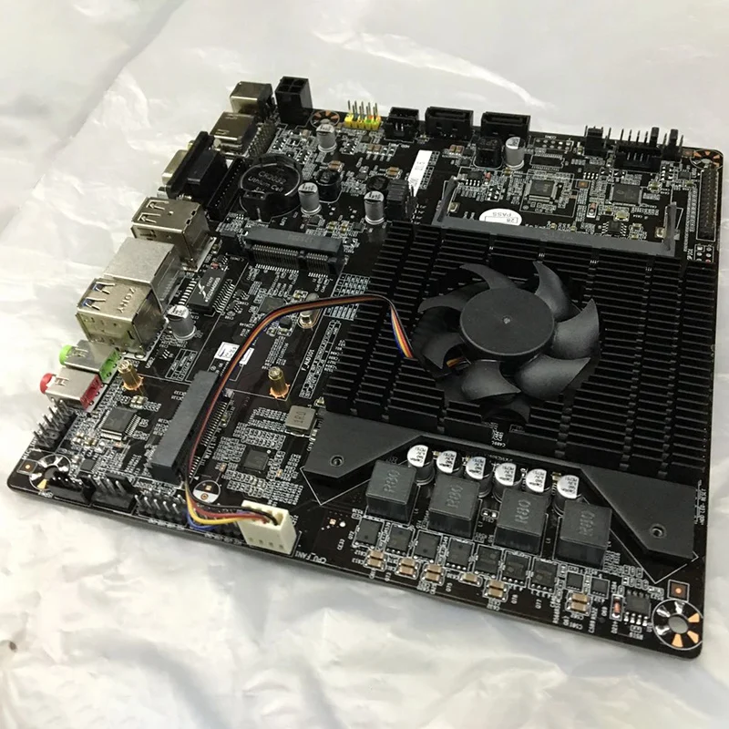 Ультра-тонкий мини-itx Встроенная Материнская плата в Процессор A8 6410 R5 видео график обработки APU USB 3,0 VGA RJ45 HDMI USB MSata Применение, работающего на постоянном токе 12 В