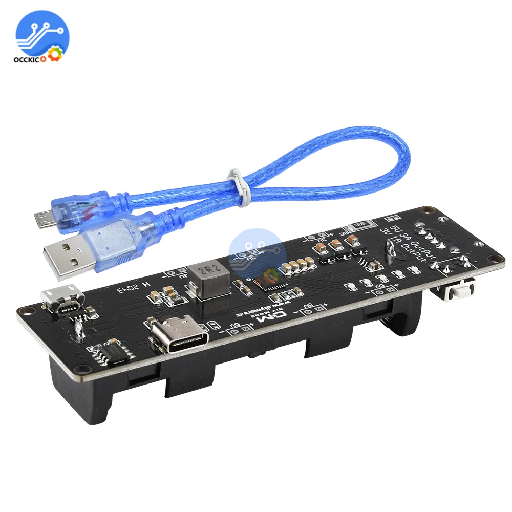 Плата зарядного устройства для аккумулятора 186502 модуль разработки USB порта ESP32