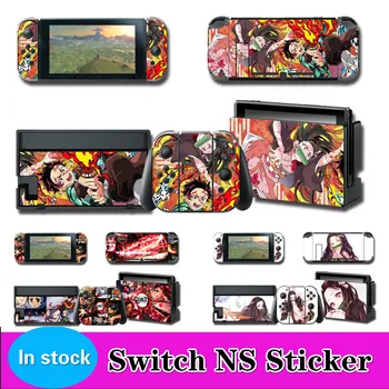 

Vinyl Screen Skin Sticker Demon Slayer Skins Protector Stickers for Nintendo Switch NS Console + Controller + Stand Sticker