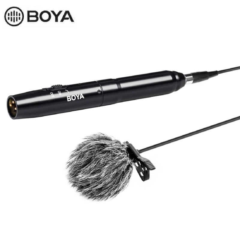 BOYA BY-M11OD Omnidiretional конденсаторный Lavalier микрофонная система для интервью кинотеатра трансляции сцены видео записи