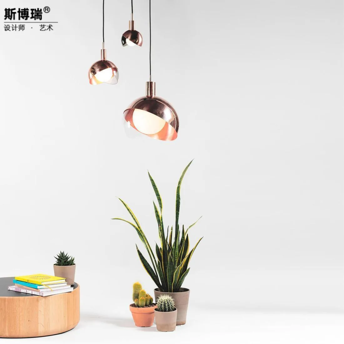 

Modern A Living Room Restaurant Bedside Glass Originality Personality Metal Single Head Ins Bar Counter Small A Chandelier