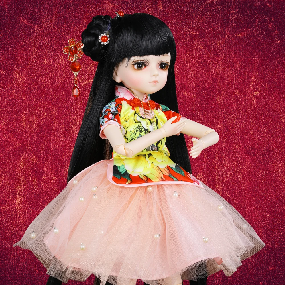 Bjd кукла 45 см подарки для девочки 18 суставов кукла с одеждой изменить Глаза DIY кукла лучшие подарки для девочки ручной работы игрушка косметика - Цвет: 0001BV18001-11