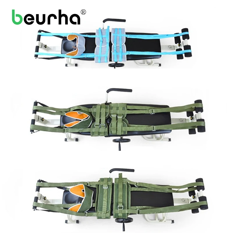New Therapy Massage Bed Table Cervical Lumbar Traction Body Stretch Spine Ankle Vertebra Fatigue Minor Injurie|traction bed|body stretchcervical