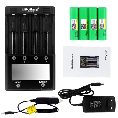 Bundle 2 Liitokala INR18650 25R батарея 3,6 В 18650 2500 мАч перезаряжаемая литиевая батарея lii-500S тест активировать USB выход зарядное устройство набор - Цвет: Bundle 2